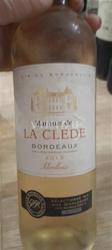 Bordeaux Marquis de La Clède 2013