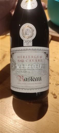 Valle del Rodano Rasteau Héritage du Cavare 2020