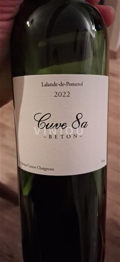 Bordeaux Lalande-de-pomerol Château Canon Chaigneau Cuve 8a Béton 2022