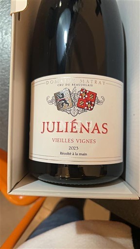 Beaujolais Juliénas Domaine Matray Vieilles Vignes 2023