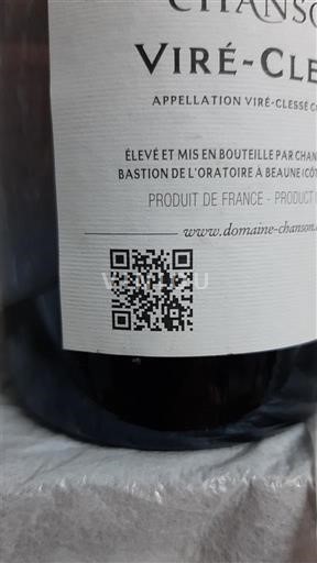 Bourgogne Viré-clessé Chanson Ikke årgangsbestemt