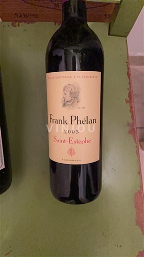 Bordeaux Saint-Estèphe Frank Phélan 2003