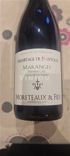 Bourgogne Maranges Premier Cru Moreteaux & Fils Hermitage de Nantoux Clos des Loyères 2023