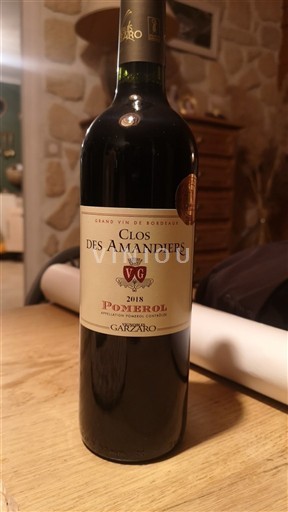 Bordeaux Pomerol Garzaro Clos des Amandiers 2018