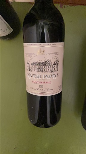Burdeos Saint-Estèphe Château Pomys 2003