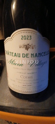 Bourgogne Mâcon og mâcon-landsbyer Château Nancelle 2023