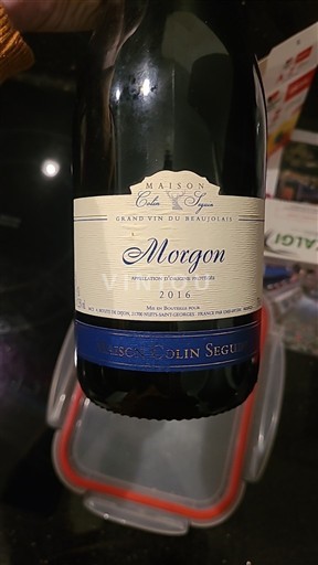 Beaujolais Morgon Maison Colin Seguin 2016