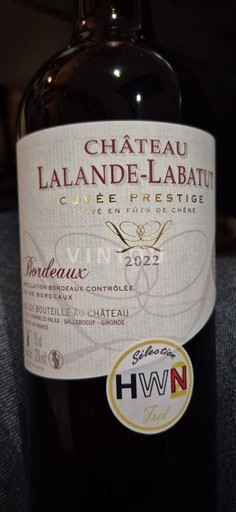 Bordeaux Château Lalande-Labatut Prestige 2022 2022