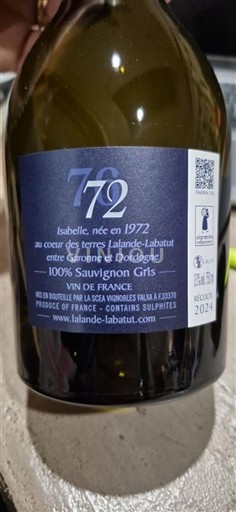 Bordéus Lalande-Labatut 1972 Isabelle 2024