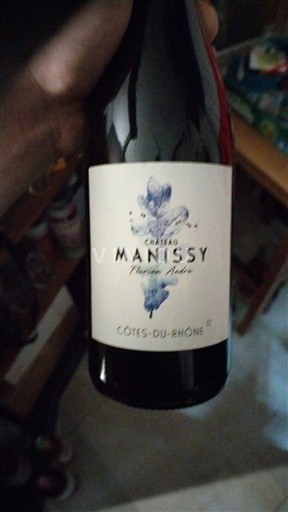 Rhônen laakso Côtes-du-rhône Château Manissy Terres Australes Ei vuosikertaa