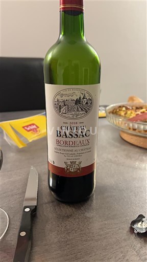 Bordeaux Château Bassac 2018