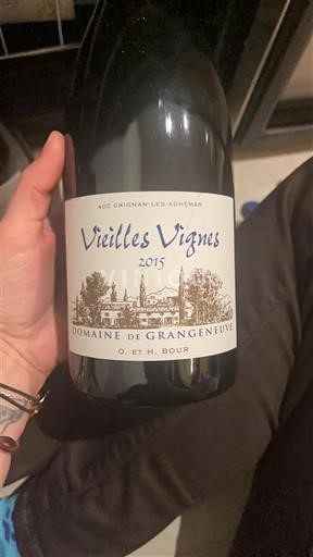 Rhône Valley Grignan-les-Adhémar Domaine Grangeneuve Vieilles Vignes 2015