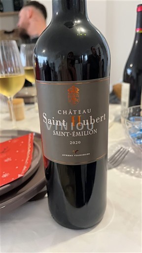 Burdeos Saint-Émilion Château Saint Hubert 2020