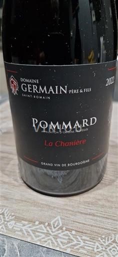 Borgogna Pommard Domaine Germain Père & Fils La Chanière 2022