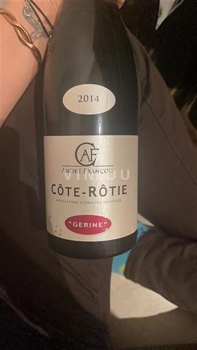 Thung lũng Rhône Côte-rôtie André François Gerine 2014