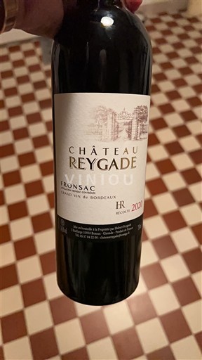 Bordeaux Fronsac Château Reygade HR 2020