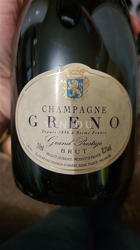 Champagne Champagner Greno Grand Prestige Ohne Jahrgang