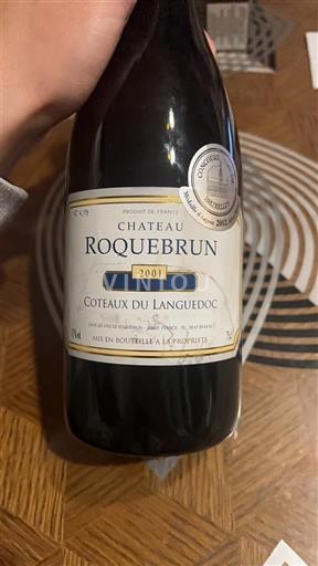 Languedoc Languedoc-ylängöt Château Roquebrun 2001