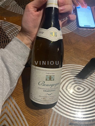 Burgundi Bourgogne Chardonnay Gilles Gaudet 2006