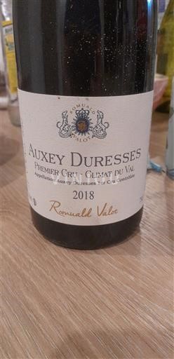 Bourgogne Ikke specificeret Premier Cru Romuald Valot Premier Cru - Climat du Val 2018
