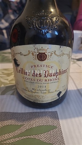 Vale do Ródano Côtes-do-Ródano Cellier des Dauphins Prestige 2014