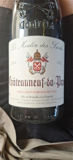 Valle del Ródano Châteauneuf-du-Pape. Le Moulin des Sains 2021