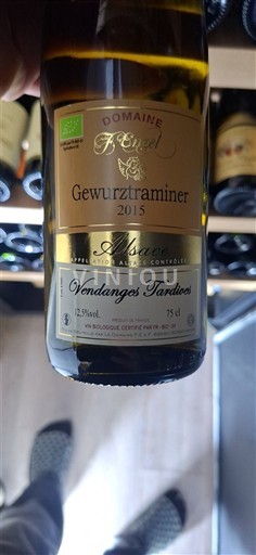 Alsace Vendanges Tardives Domaine Engel Gewurztraminer 2015