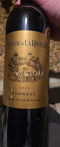 Bordeaux Fronsac Château La Riviere 2023