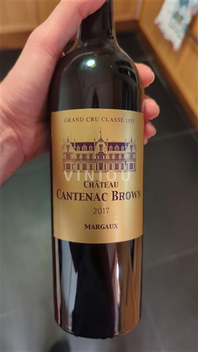 Bordeaux Margaux Grand Cru Château Cantenac Brown 2017