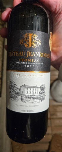 Bordeaux Fronsac Château Jeanroussaud 2020