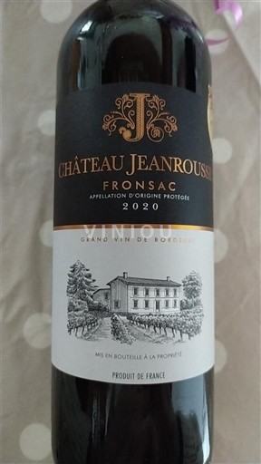 Bordeaux Fronsac Château Jeanroussaud 2020