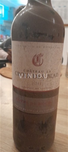 Burdeos Côtes-de-bourg Château La Croix des Blais 2011