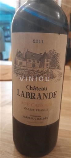 Sydväst Cahors Château Labrande 2011