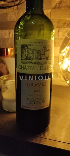 Bordeaux Graves Château Bois 2022