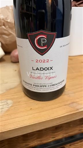 Bourgogne Ladoix Domaine Philippe Cordonnier Vieilles Vignes 2022