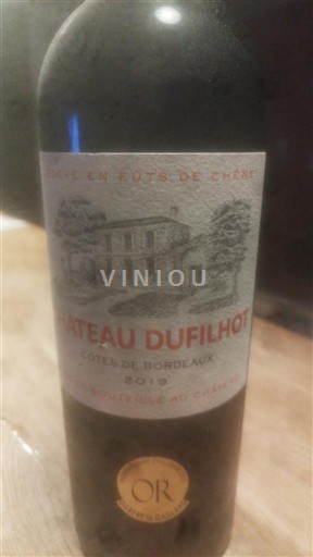 Bordeaux Côtes-de-Bordeaux Château Dufilhot 2019
