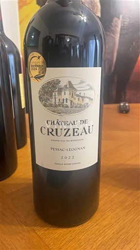Bordeaux Pessac-Léognan Château Cruzeau 2021