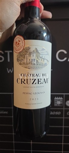 Bordeaux Pessac-Léognan Château Cruzeau 2021