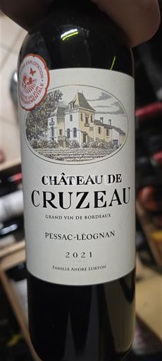 Bordeaux Pessac-Léognan Château Cruzeau 2021