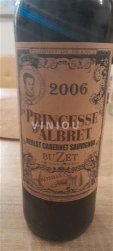 South West Buzet Princesse Albret 2006