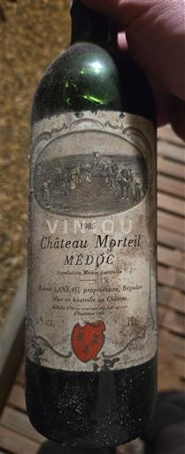 Bordeaux Médoc Château Morteil 1985