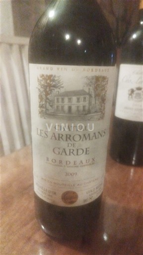 Bordeaux Château Les Arromans de Garde 2009