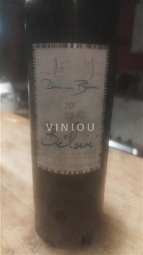 Provence Coteaux Varois en Provence Domaine Baan Bélouve 2022