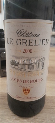 Burdeos Côtes-de-bourg Château Le Grelier 2000