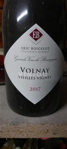 Burgundsko Volnay Eric Boigelot Vieilles Vignes 2017