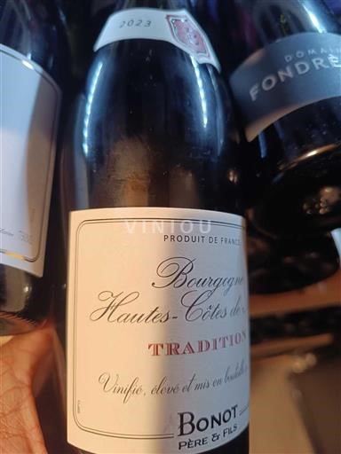 Burgundy Hautes Côtes de Nuits Bonot Père et Fils Tradition 2023