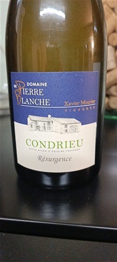 Rhônedalen Condrieu Domaine Pierre Blanche Résurgence 2022