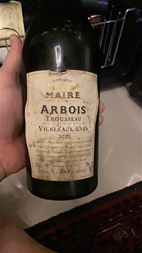 Jura Arbois Domaine Maire Vignes aux Anes 2020
