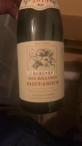 Beaujolais Saint-Amour Domaine Des Billards 2019