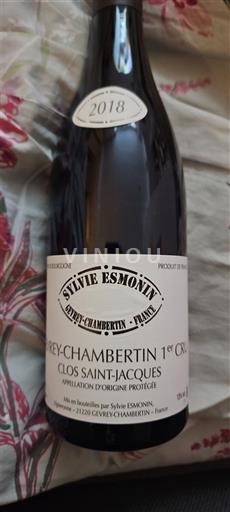 Bourgogne Ospecificerad Premier Cru Sylvie Esmonin Clos Saint-Jacques 2018